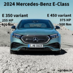 The E 350 variant boasts a smooth and torque powertrain, delivering 255 horsepower with an additional 20 horsepower from the integrated starter generator. Paired with an impressive 295 lb-ft of torque or 400 Nm, this engine ensures exhilarating performance on every drive with sheer power on highways and impeccable luxury in the city and weekend rides.