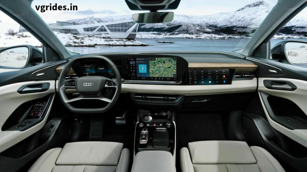 The Audi MMI panoramic display which was featured earlier in the 2024 Audi A3, features an OLED technology curved display that is focused toward the driver seat to ensure minimal distraction while on the road