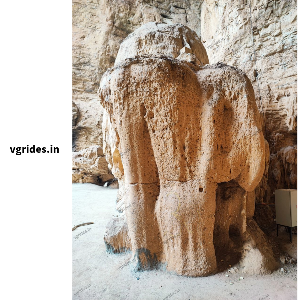 naturaly formed structure in billa suragam caves