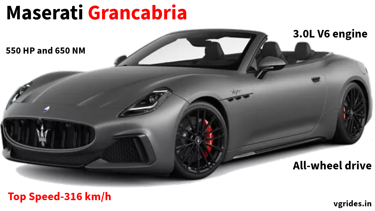 Maserati Grancabria's price starts at $204,995 with a wide range of customizable options to choose from, with 550 hp and 650 nm of power