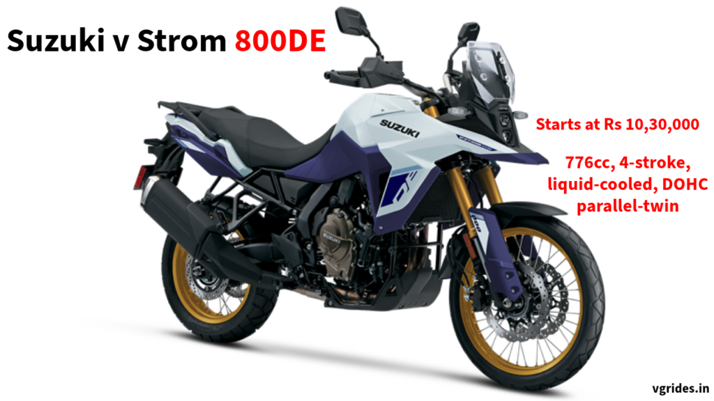 Get Ready to Ride: Exploring the Thrills of the Suzuki V-Strom 800DE - Unveiling Prices, Colors, and Specs