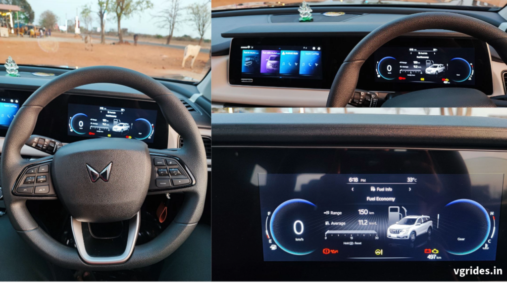 The XUV700 introduces innovative drive modes such as Zip, Zap, and Zoom, each offering a distinct driving experience tailored to various conditions.