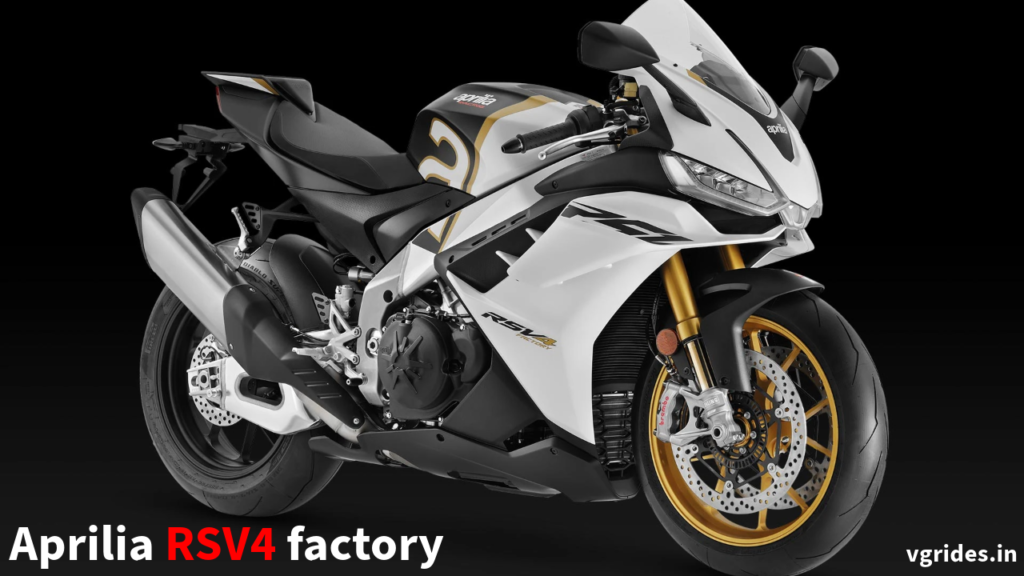 Aprilia RSV4 factory has launched at a price of Rs - 31,26,000 ex-showroom with 2-year/ 20,000 km warranty.