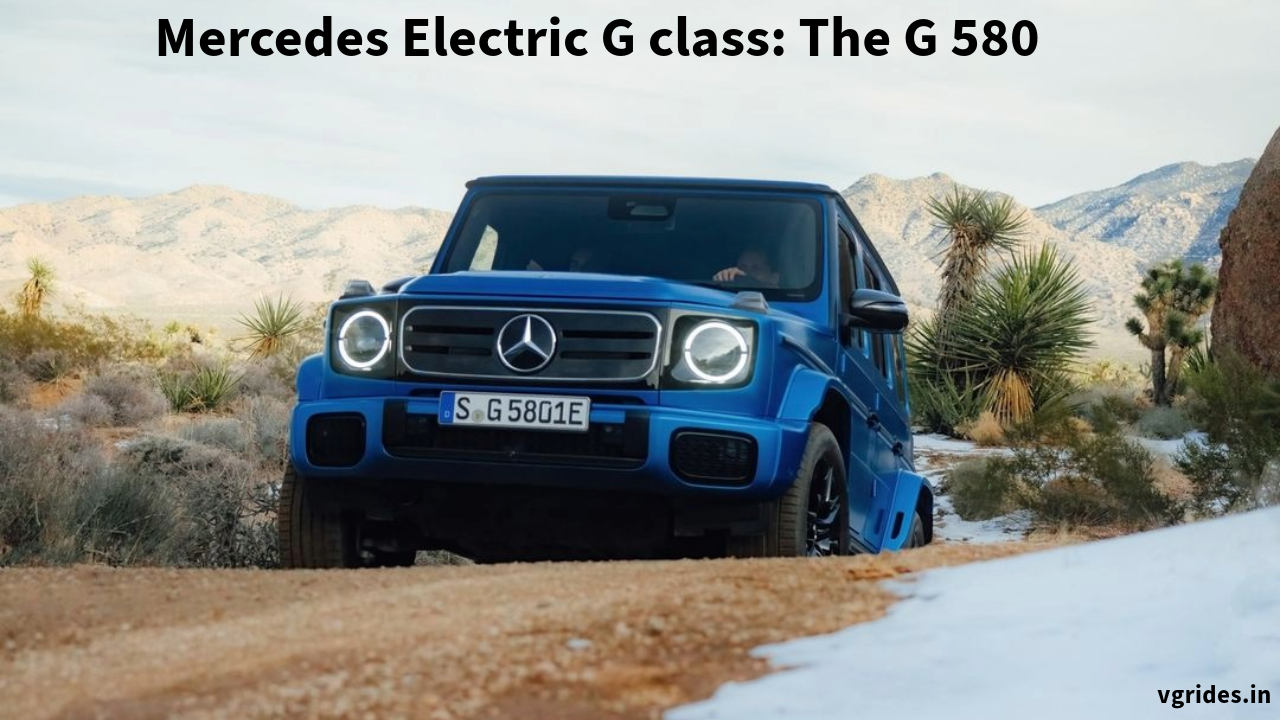 Mercedes Electric G class: The G 580