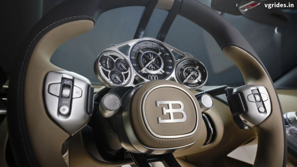 Bugatti Tourbillion Launched at 3.6 million euros with V16 engine, 1800 hp, three electric motors, electric range of 60 km, and a top speed of 445 km/hr.
