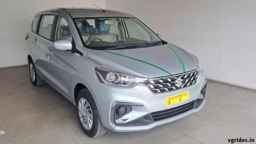 Recently one of my friends bought a brand new 2024 Maruti Suzuki Ertiga in Guntur, Andhra Pradesh in Jayalakshmi Maruti in Guntur, so far the delivery experience has been very good. So let's get detailed about the experience.