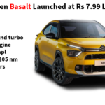 Citroen Basalt Launched in India at Rs 7.99 Lakhs with 1.2-liter turbo and non-turbo petrol engine with coupe SUV design with 180 mm ground clearance